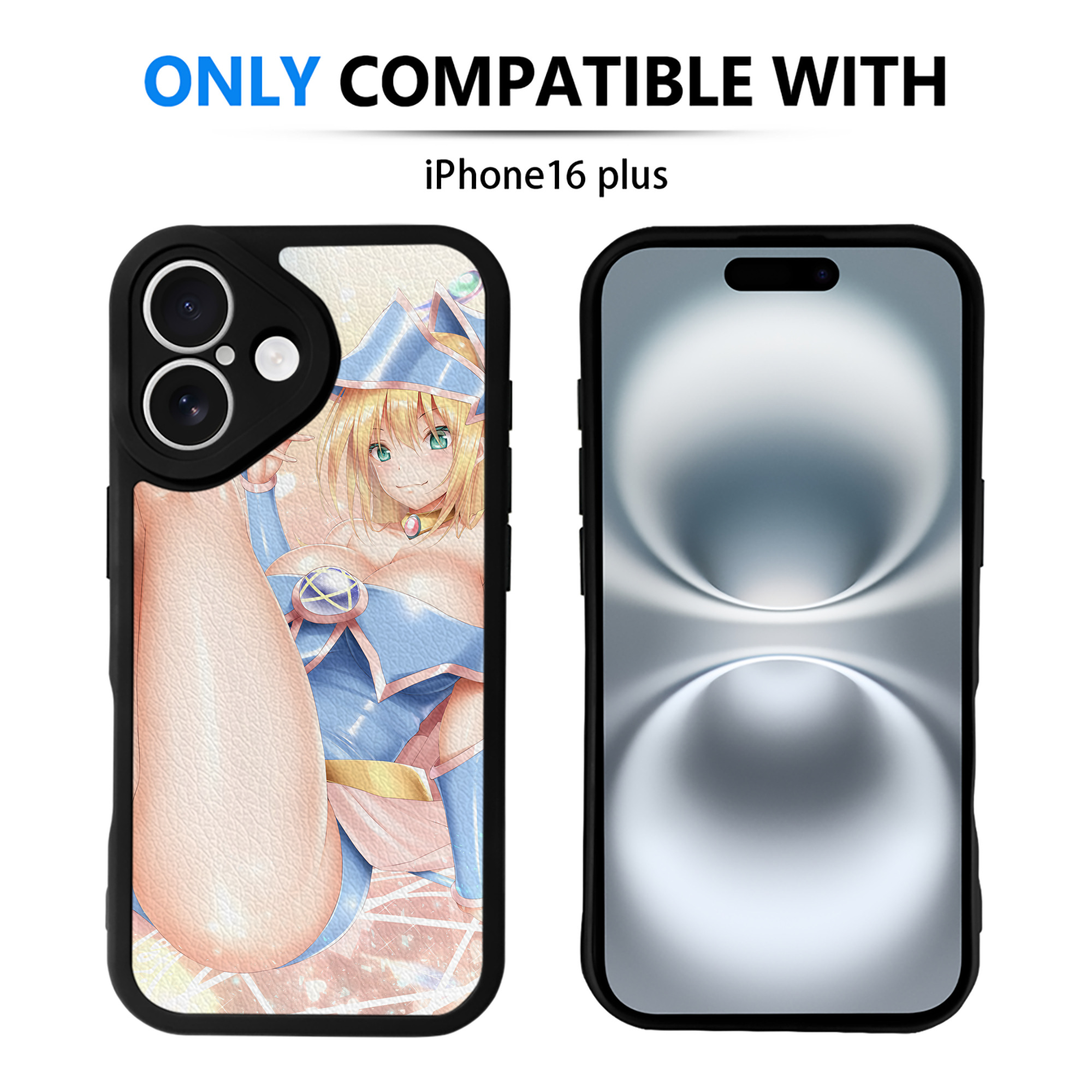 （画像用） 遊☆戯☆王 Yu-Gi-Oh! 【iPhone 16シリーズ対応】シリコンスマホケース（レザー調） 材質：シリコン